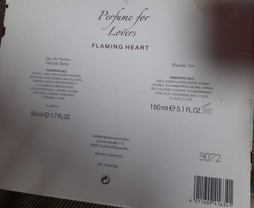 Zestaw kosmetyków Perfume for Lovers