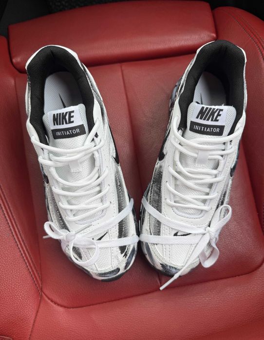 ‼️БЕЗ ПЕРЕДОПЛАТИ‼️ Кросівки Nike Initiator Custom White Black Dirty