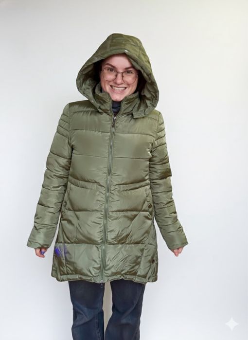 Kurtka damska oversize, Dziewczęca kurtka cieply, szeroki płaszcz