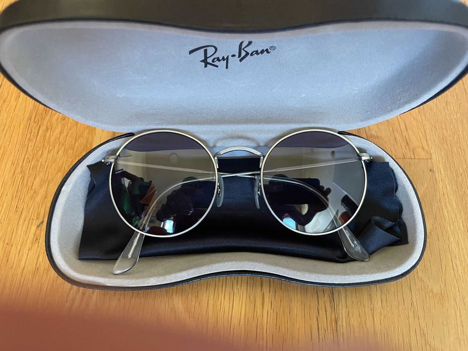 Oculos Prateados Ray Ban