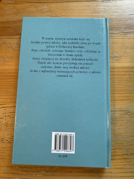 Kronika Pewnej Miłości Nicholas Sparks