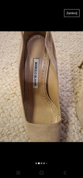 Manolo Blahnik  szpilki 39
