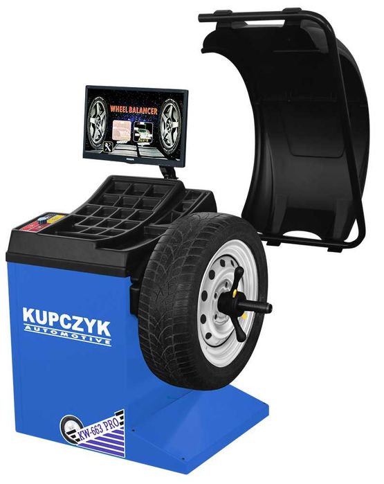 Zestaw wulkanizacyjny Montażownica Automat KM-26A 2B Wyważarka Laser KW-663 Kupczyk
