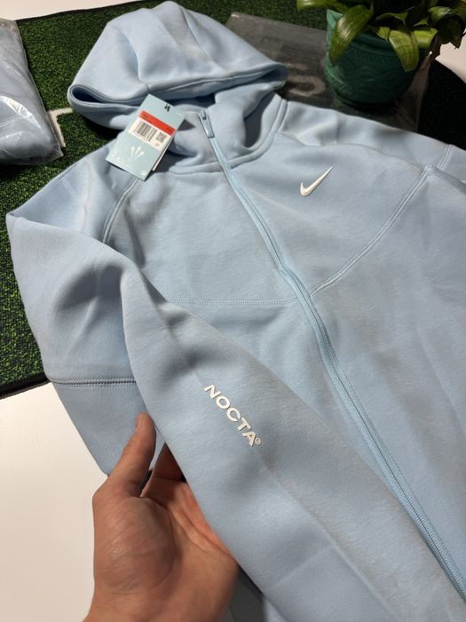 Зіпка Nike nocta drake/ зіп худі найк нокта / Блакитна зіпка Nike drake nocta/ барбері/ Tiger/ bape tiger/ фларед/ пали анджелс/ джереми скот