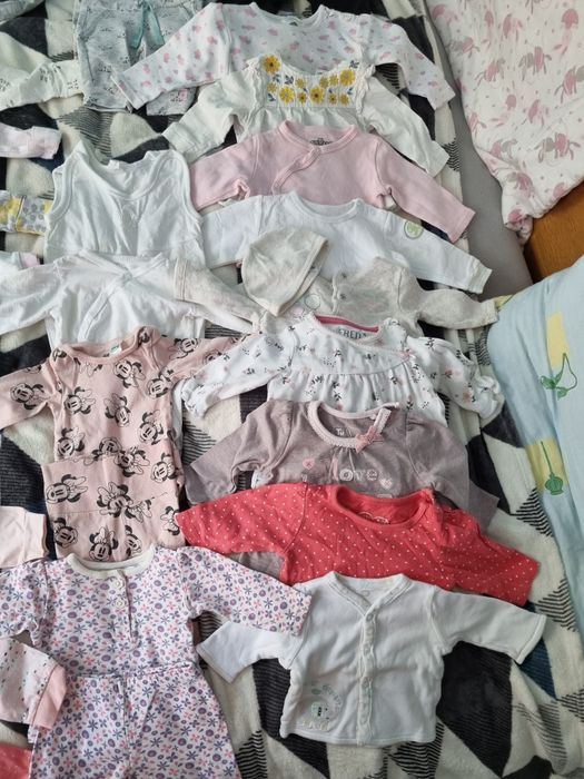 Paka ubrań dziewczęcych 50-68 Dobre marki