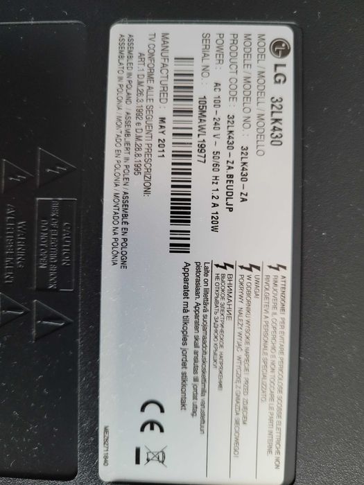 LG LED TV 32 inches HD64552703382785121