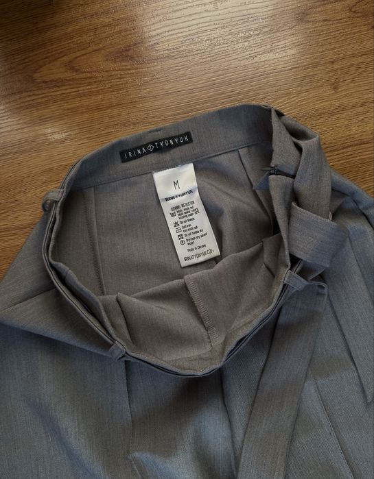 Сірі штани плацо Irina Tydnyuk