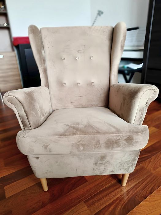 Fotel Uszak z Bodzio jeszcze na gwarancji!