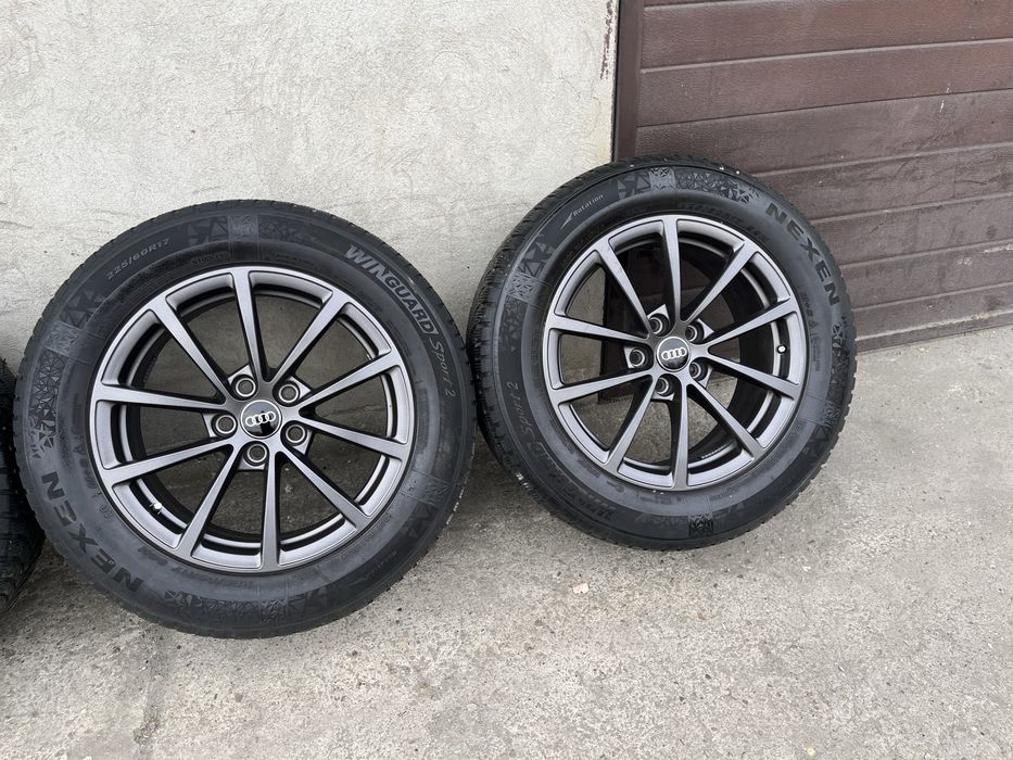 (289)Koła, Felgi 5x112 17” OEM Audi, A6 c8, Q5, Grafit