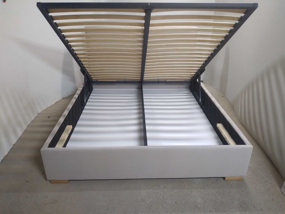 PRODUCENT OKAZJA Łóżko Tapicerowane stelaż metalowy pojemnik w cenie