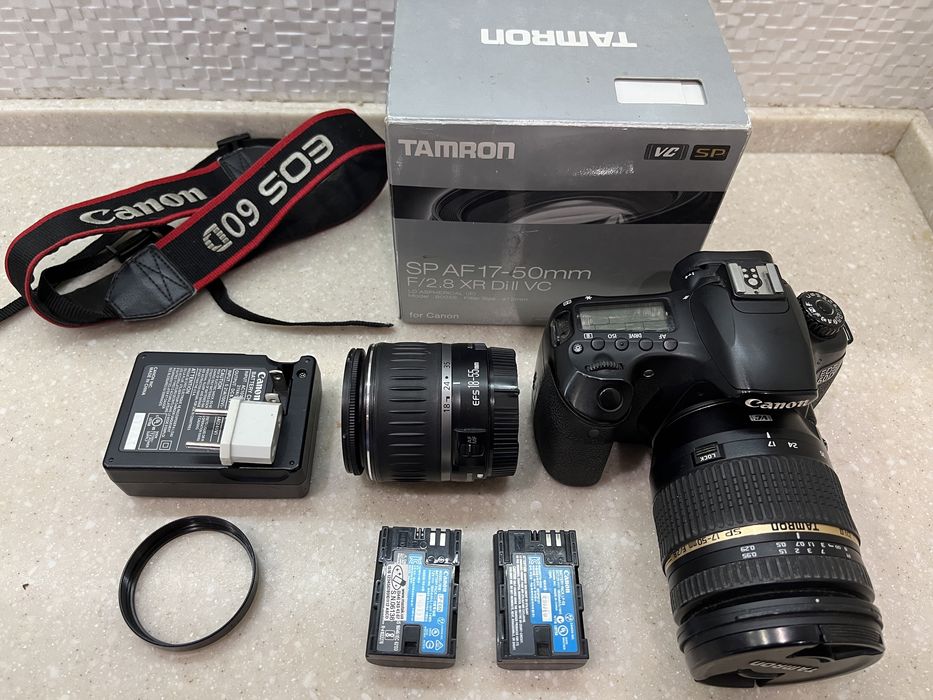Фотоаппарат DSLR Canon 60D + Tamron 17-50 F/2,8 XR Di II VC LD Asp