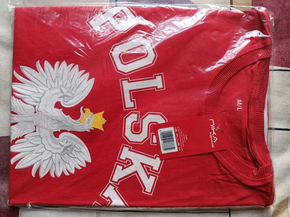 Nowa koszulka męska t-shirt Polska rozmiar M/L