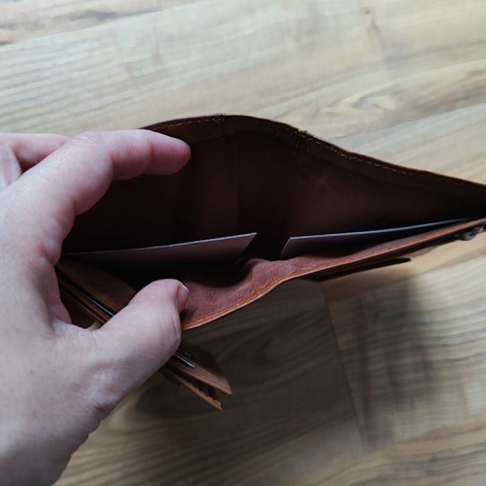 Portfel męski ze skóry naturalnej