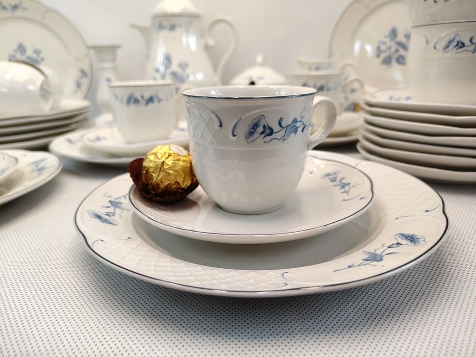 Serwis kawowy Villeroy & Boch. Val Bleu. 10 osób!!!