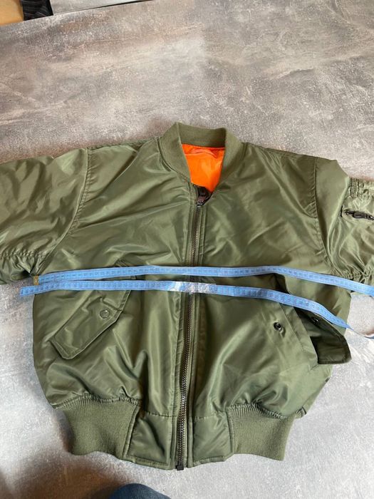 Оливковий бомбер Ma-1 Mil Tec стилю Alpha Industries / Cwu R bomber
