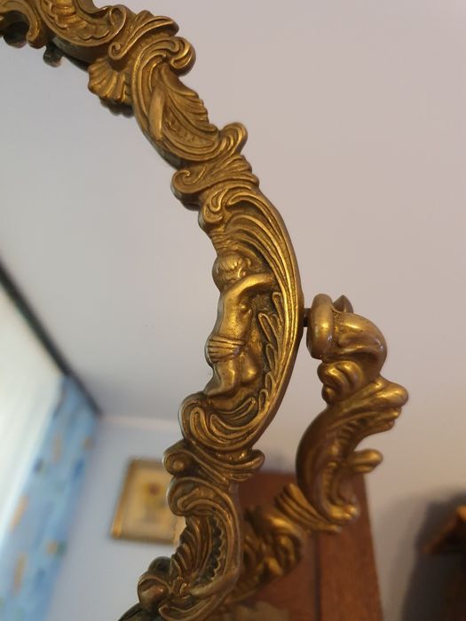 Śliczne lustro barokowe, antyk zabytek okazja