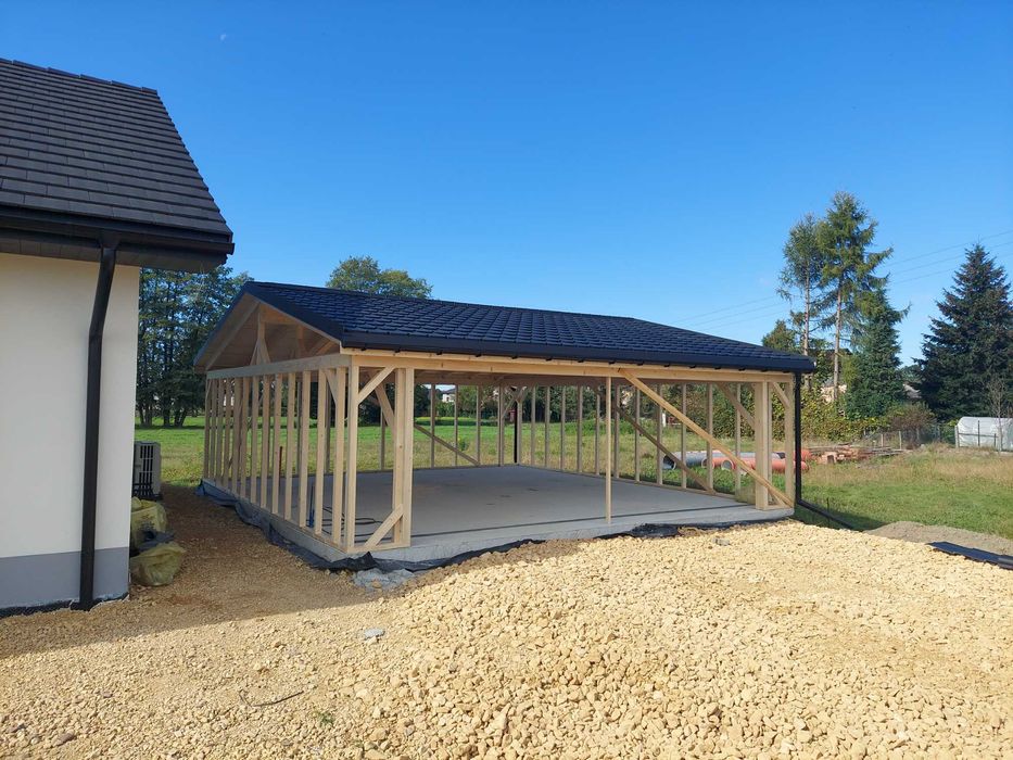 Garaż 6x6 Producent! Montaż (Dostępne inne wymiary) Wiaty Zadaszenia