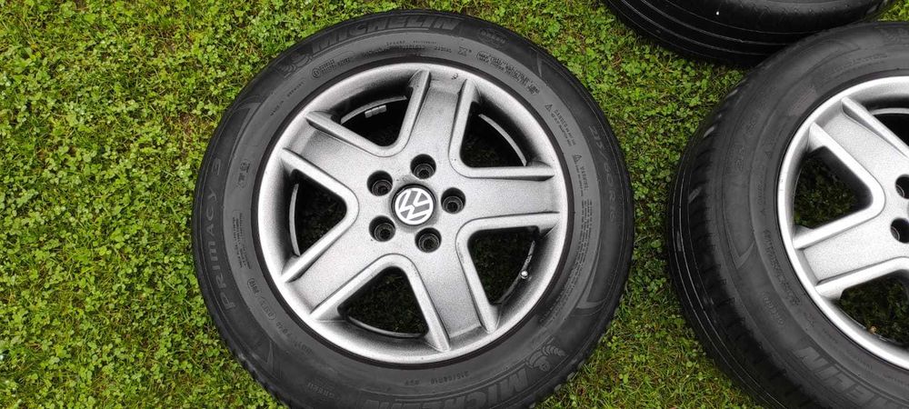 Alufelgi RIAL 16" 5x112 ET42 + opony Michelin 215/60 R16, sharan, używane
