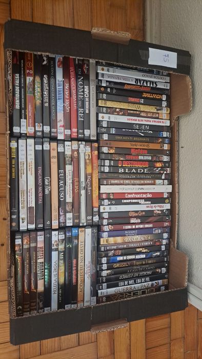 Packs com 75 DVD's Originais