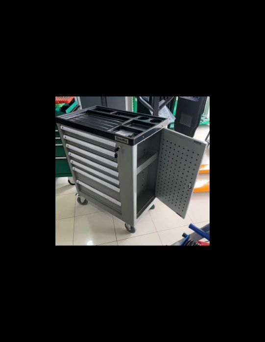 Carro Ferramenta Jonnesway Tecnoway 7 Gavetas + 1 Porta Lateral Vazio