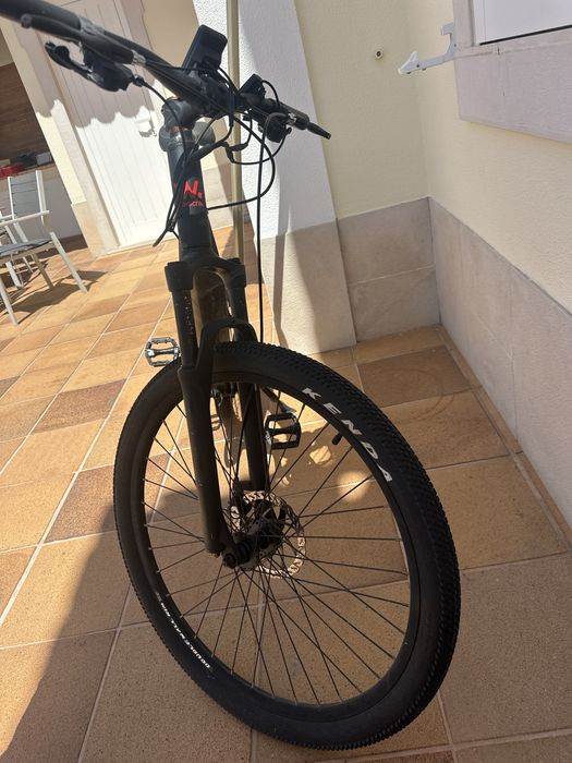bicicleta elétrica de montanha (Wayscral Anyway E200) bateria avariada