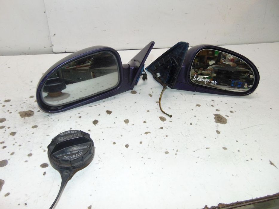 Hyundai s coupê 1998 espelhos e tampão de gasolina