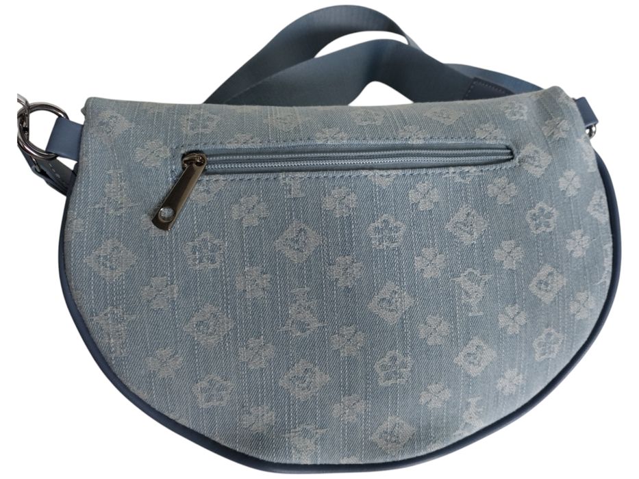 Nerka Damska Na Ramię, Niebieska Torebka Damska, Saszetka