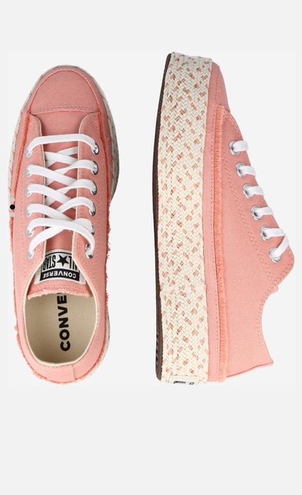 Trampki espadryle Converse Chuck Taylor 37,5 24cm różowe 7