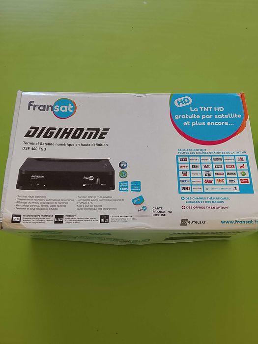 Box TV satélite francais nova