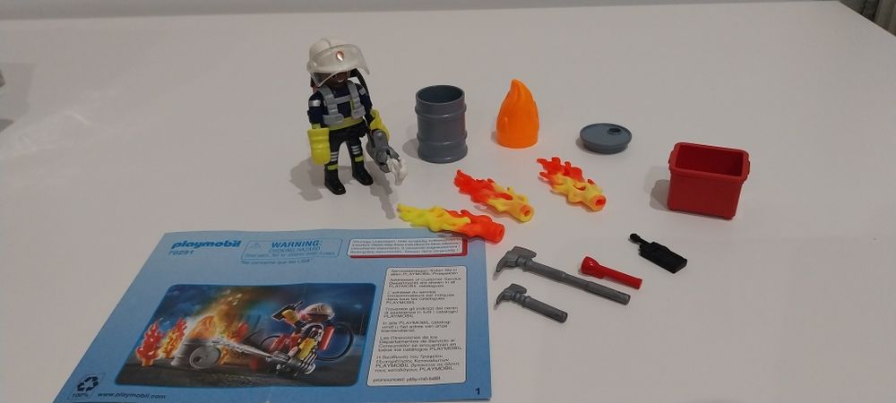 Bombeiro playmobil 70291