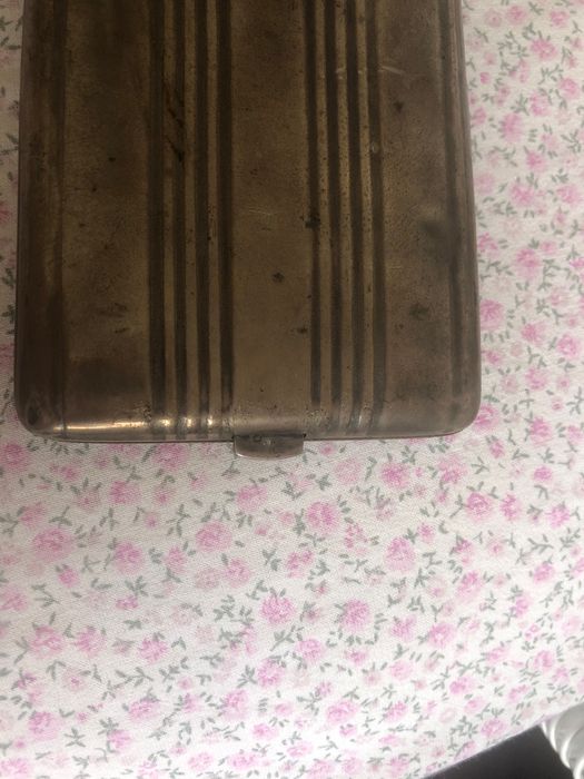 Cigarreira vintage prata