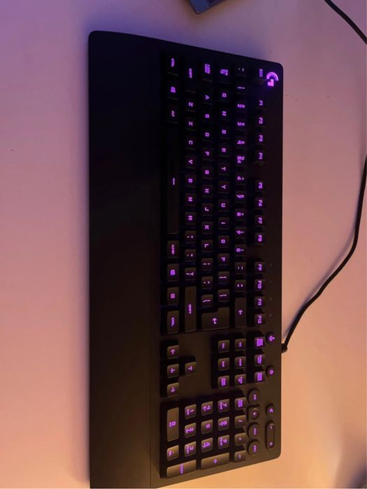 klawiatura gamingowa logitech 213 rgb membranowa
