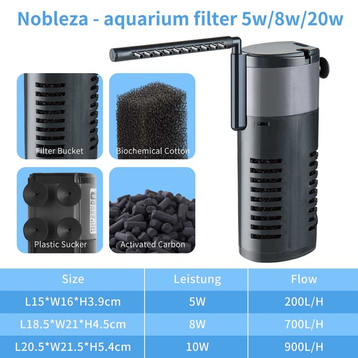 NOVO! Filtro de Agua para Aquário