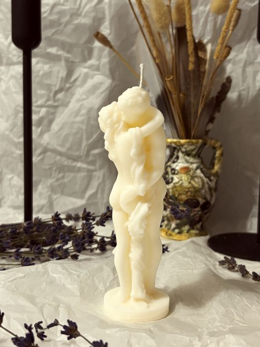 Свічка романтична пара з соэвого воску/ Свечка романтическая пара