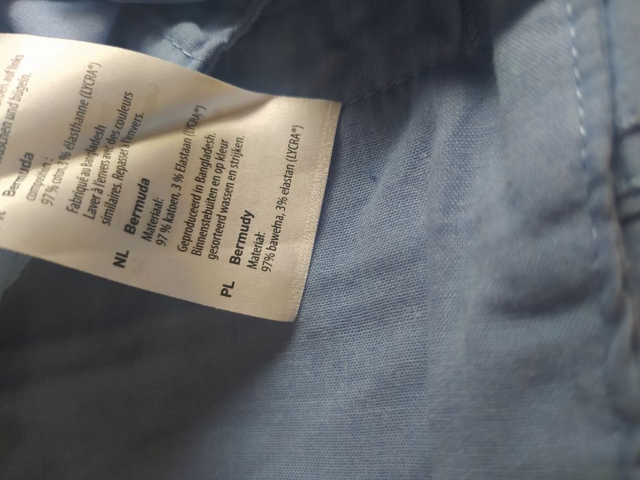 Spodenki damskie bermudy niebieskie 42 jak nowe