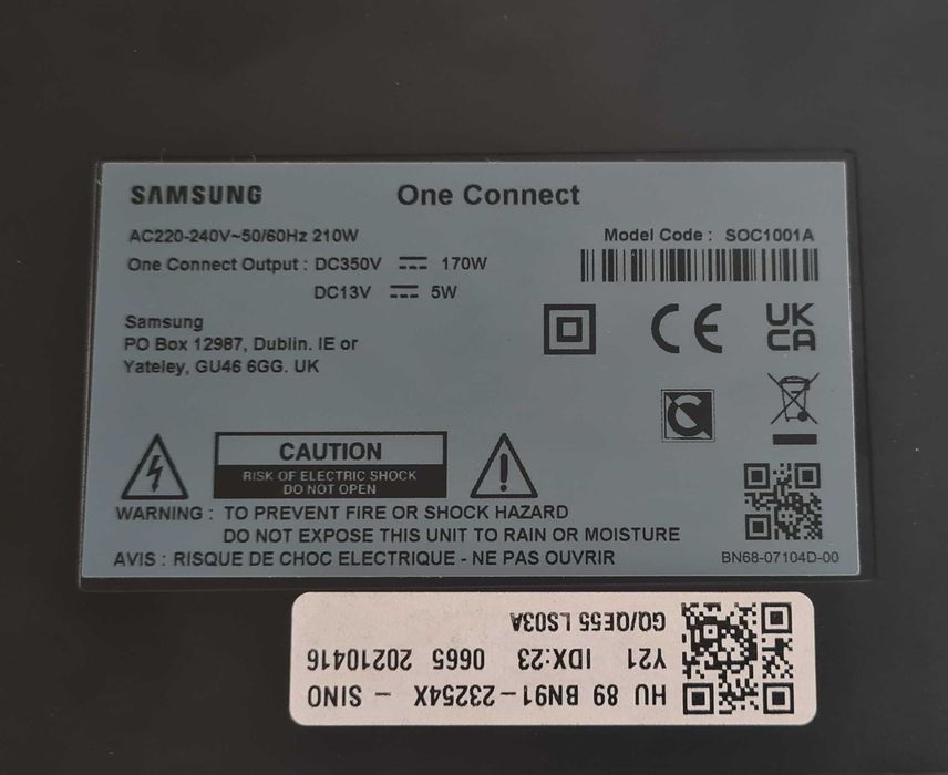 Samsung One Connect Box model SOC1001A
