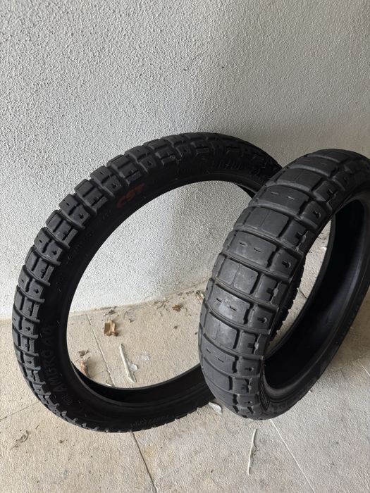 Pneus originais cfmoto 450mt