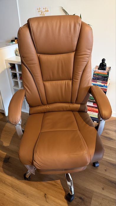 Cadeira escritório em pele c/ massagem