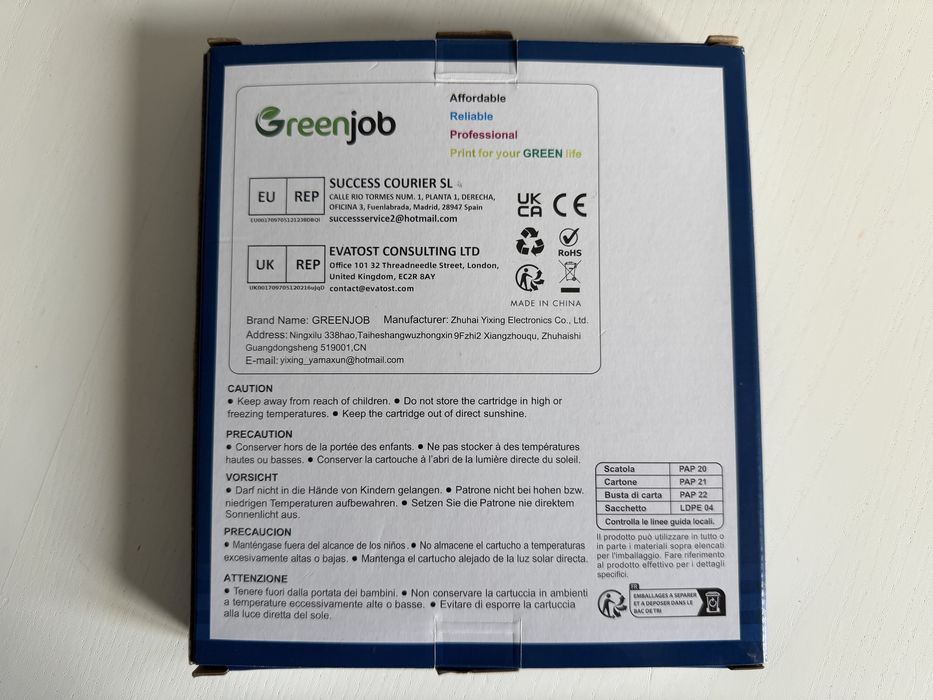 Tinteiro Epson 603XL CYM