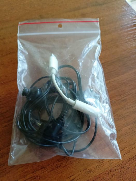 Słuchawki do telefonu +Adapter USB-C - mini jack 3.5 mm.