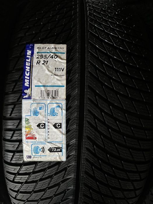 295/40/21 R21 Michelin Pilot Alpin 5 SUV 4шт нові зима