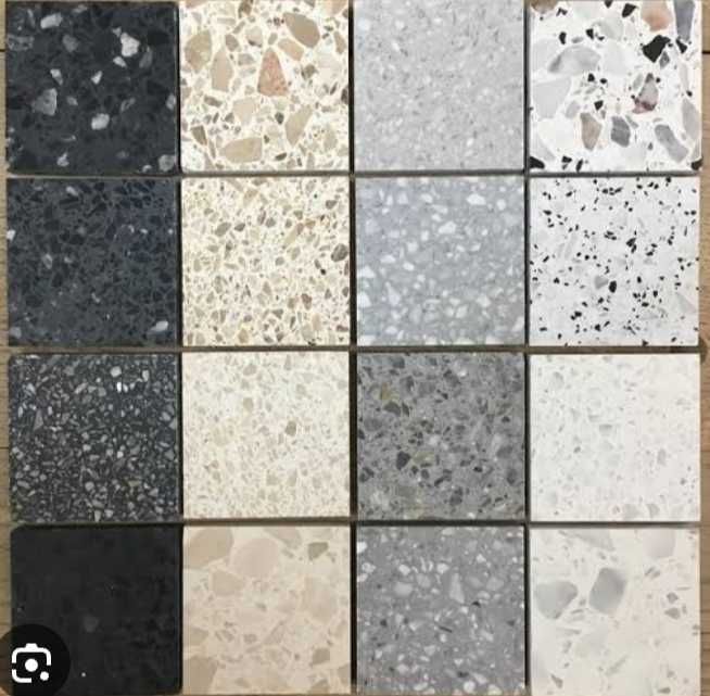 Polimento de mármore terrazzo e fabrico de chão em terrazzo