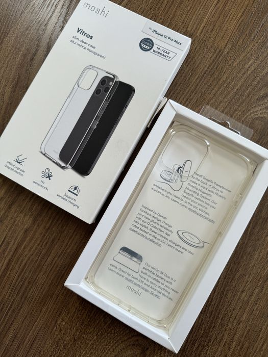 Obudowa etui Moshi Vitros iPhone 12 pro Max przeźroczysta