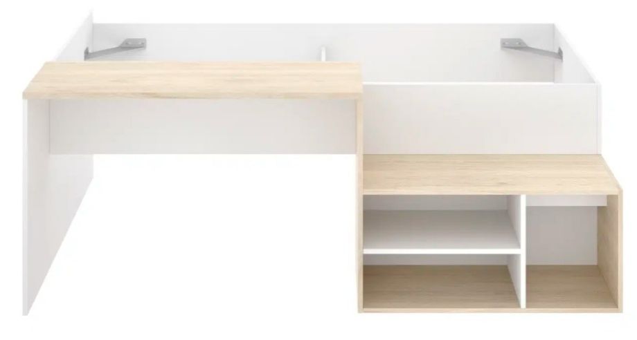 Cama compacta com secretária