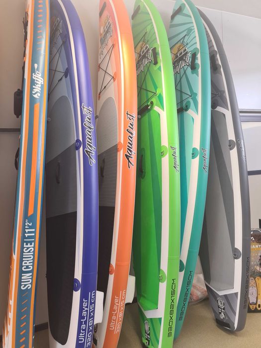 SUP дошка AQUALUST САП доска НОВАЯ 2 СЛОЯ 320 см. борд board Paddle SUP дошка 2 шари слоя доска надувна Stand Up Paddle board борд SUB SAP надувная