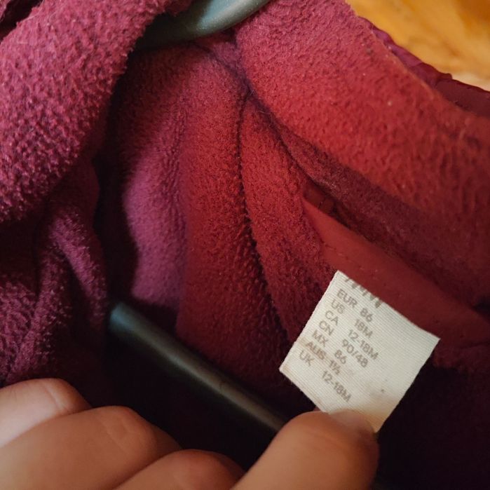 зимовий дитячий комбінезон бренду h&m