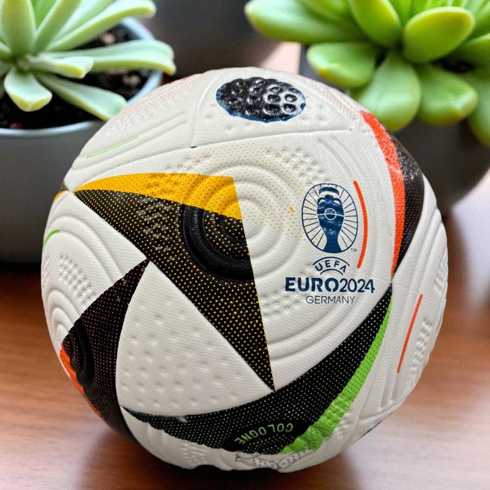 Мяч Футбольний EURO 2024  FUSSBALLIEBE розмір 5 РОЗПРОДАЖ