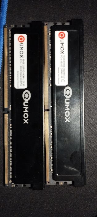 Memória RAM 16GB DDR4 2400MHz QUMOX para Desktop