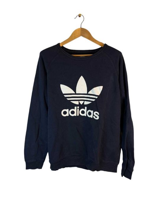Bluza Adidas originals granatowa duże logo XL