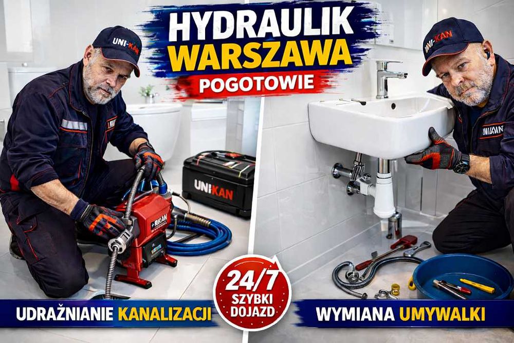 Naprawa WC Warszawa | Wymiana kranu | Spłuczki | Hydraulik